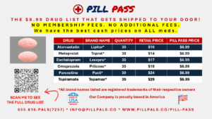 pill pass flyer